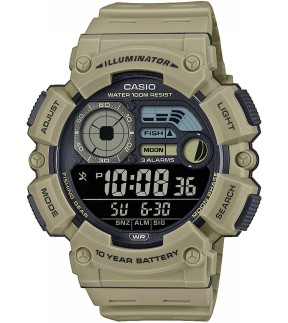 CASIO Collection Beige Rubber Strap WS-1500H-5BVEF