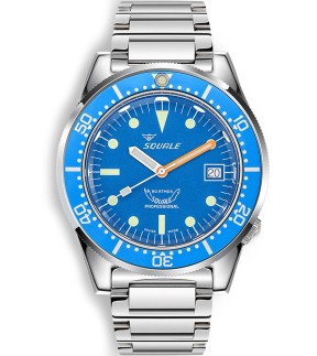 Ρολόι SQUALE 1521 Ocean Με Αυτόματο Μηχανισμό Και Ασημί Ατσάλινο Μπρασελέ 1521OCN.SQ20L