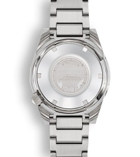 Ρολόι SQUALE 1521 Ocean Με Αυτόματο Μηχανισμό Και Ασημί Ατσάλινο Μπρασελέ 1521OCN.SQ20L