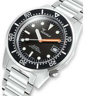 Ρολόι SQUALE 1521 Classic COSC Με Αυτόματο Μηχανισμό Και Ασημί Ατσάλινο Μπρασελέ 1521COSCL.SQ20B
