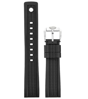 SQUALE Black Rubber Strap 20mm CIVO20BK