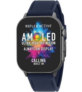 REFLEX Smartwatch Blue Silicone Strap RA29-2182