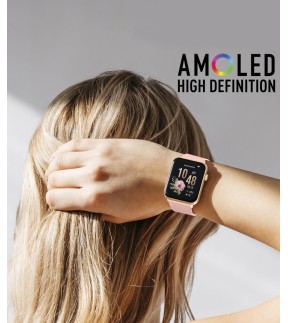 REFLEX Smartwatch Pink Silicone Strap RA30-2188
