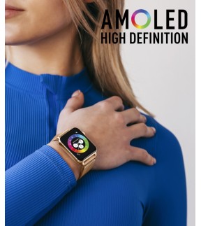 REFLEX Smartwatch Rose Gold Metal Bracelet RA30-4086