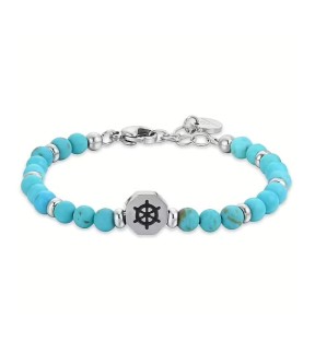 LUCA BARRA Kid Silver Steel Bracelet JB213