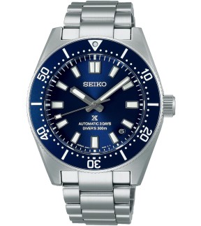 SEIKO Prospex 1965 Revival Diver’s in Scuba Blue Automatic Silver Stainless Steel Bracelet SPB451J1