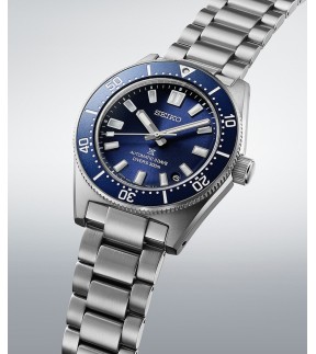 SEIKO Prospex 1965 Revival Diver’s in Scuba Blue Automatic Silver Stainless Steel Bracelet SPB451J1