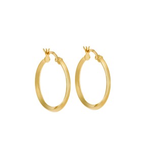 SENZA Yellow Gold Silver 925 Earrings SSR3701GD