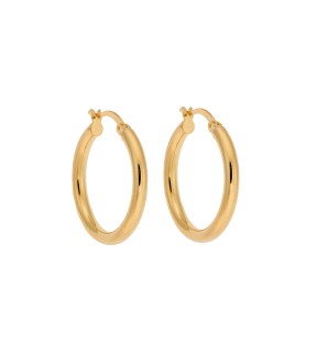 SENZA Yellow Gold Silver 925 Earrings SSR3697-2GD