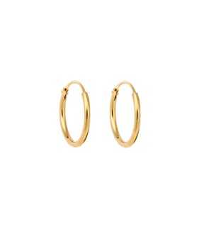 SENZA Yellow Gold Silver 925 Earrings SSR2761GD