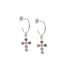SENZA Silver 925 Earrings With Stones SSR2480SMUKR