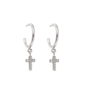 SENZA Silver 925 Earrings With Stones SSR2479SRKR