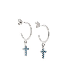 SENZA Silver 925 Earrings With Stones SSR2479STKR