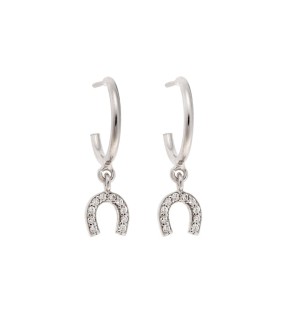 SENZA Silver 925 Earrings With Stones SSR2245SRKR