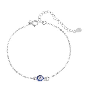 SENZA Silver 925 Bracelet With Zircon Stones SSR2815-7SR