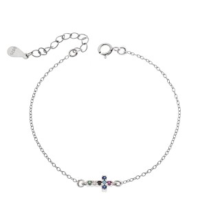 SENZA Silver 925 Bracelet With Stones SSR3382SMU
