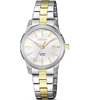 CITIZEN Classic Yellow Gold-Silver Stainless Steel Bracelet EU6074-51D