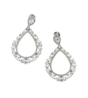 VITOPOULOS Earrings Silver 925 With Zircon Stones AS03909