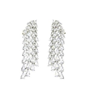 VITOPOULOS Earrings Silver 925 With Zircon Stones AS03907