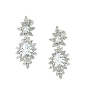 VITOPOULOS Earrings Silver 925 With Zircon Stones AS03911