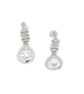 VITOPOULOS Earrings Silver 925 With Zircon Stones AS03904