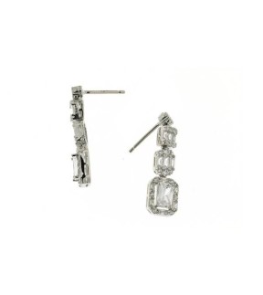 VITOPOULOS Earrings Silver 925 With Zircon Stones AS03906