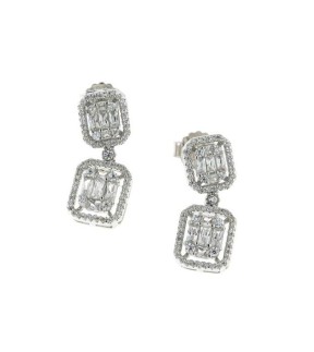 VITOPOULOS Earrings Silver 925 With Zircon Stones AS03908