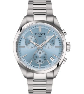 TISSOT PR 100 Chronograph Silver Stainless Steel Bracelet T1504171135100