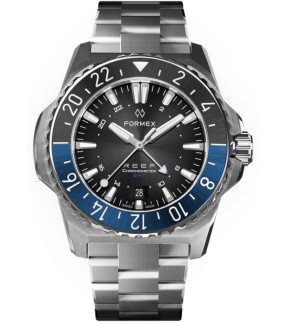 FORMEX Reef GMT 42 Automatic Silver Stainless Steel Bracelet 2202.1.5323.100