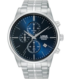 LORUS Urban Chronograph Silver Stainless Steel Bracelet RM363JX9