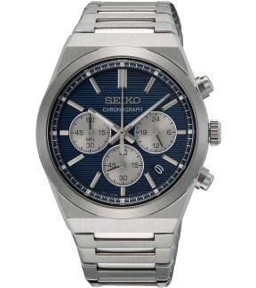 SEIKO Conceptual Chronograph Silver Stainless Steel Bracelet SSB453P1