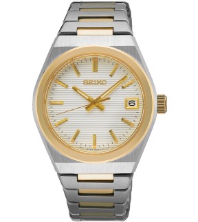 SEIKO Conceptual Yellow Gold-Silver Stainless Steel Bracelet SUR578P1