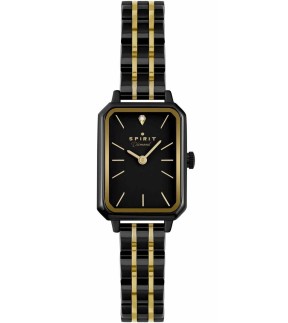 SPIRIT Yellow Gold-Black Stainless Steel Bracelet SP4002