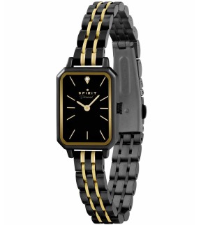 SPIRIT Yellow Gold-Black Stainless Steel Bracelet SP4002