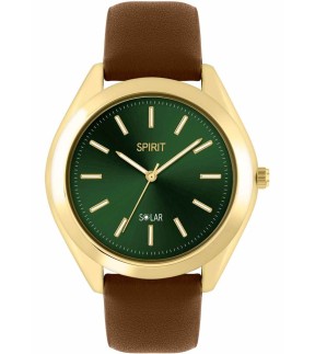 SPIRIT Solar Brown Leather Strap SPGS-1002