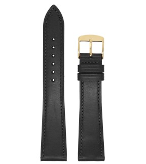 Λουράκι ROCHET Μαύρο Δερμάτινο 18mm 733181401EK