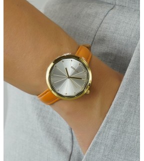 GREGIO Urban Brown Leather Strap GR460070
