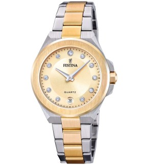 FESTINA Yellow Gold - Silver Stainless Steel Bracelet F20702/2