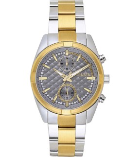 BREEZE Starlight Chronograph Yellow Gold-Silver Stainless Steel Bracelet 712501.7