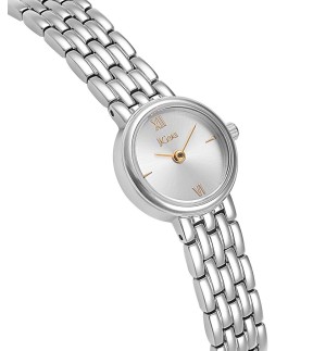 JCOU Lamelle Silver Stainless Steel Bracelet JU19067-1