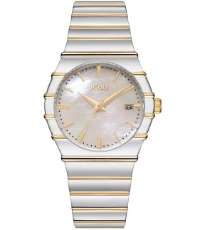 JCOU Chante Yellow Gold-Silver Stainless Steel Bracelet JU19075-3