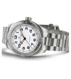 Ρολόι HAMILTON Khaki Field Expedition Με Αυτόματο Μηχανισμό Και Ασημί Ατσάλινο Μπρασελέ H70315110