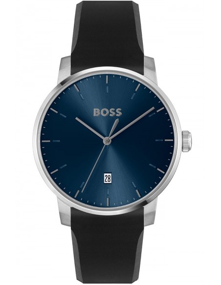 HUGO BOSS Dean Black Rubber Strap 1514131