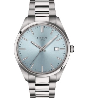 Ρολόι TISSOT PR 100 Mε Ασημί Ατσάλινο Μπρασελέ T1504101135100