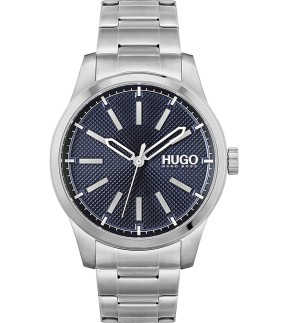 Ρολόι HUGO BOSS Invent Με Ασημί Ατσάλινο Μπρασελέ 1530206