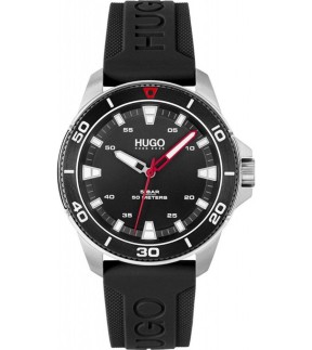 HUGO BOSS Street Black Rubber Strap 1530222