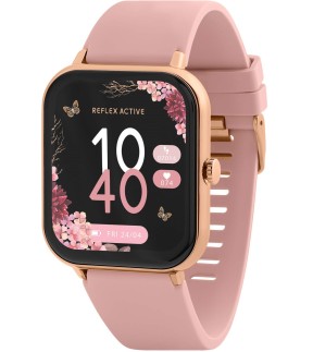 REFLEX Smartwatch Pink Silicone Strap RA23-2166