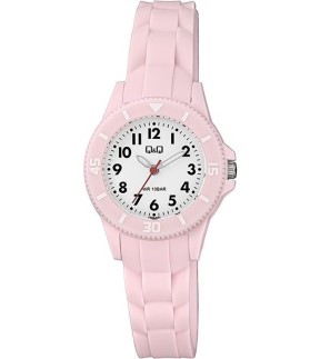 Q&Q Pink Silicone Strap VS66J005Y