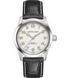 Ρολόι HAMILTON Khaki Field Murph 38mm Με Αυτόματο Μηχανισμό και Μαύρο Δερμάτινο Λουράκι H70405710