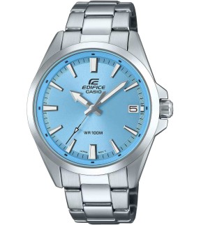Ρολόι CASIO Edifice Με Ασημί Ατσάλινο Μπρασελέ EFV-100D-2BVUEF
